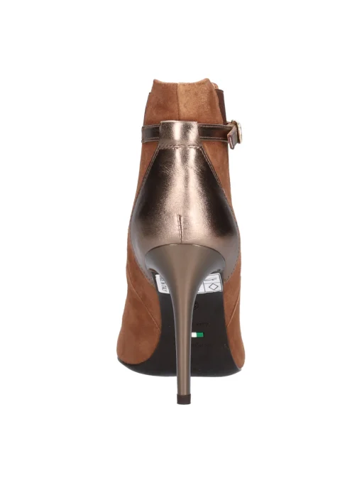 Stivaletto tacco fino Nero Giardini da donna cuoio