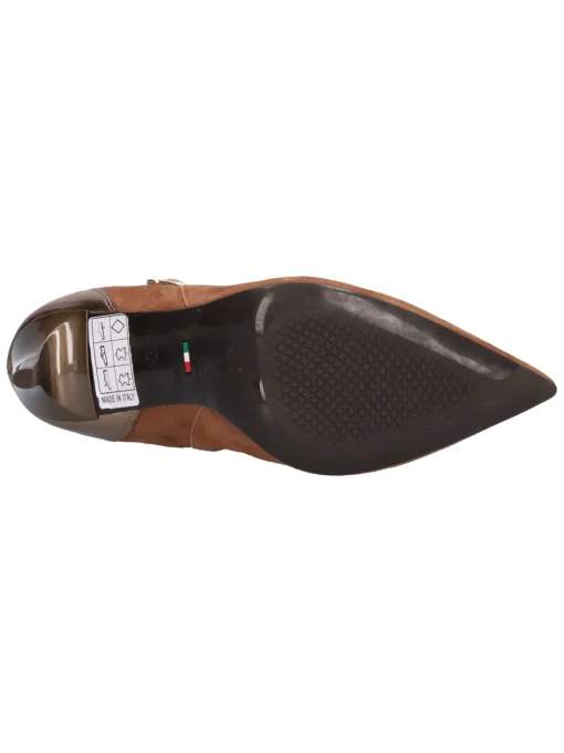 Stivaletto tacco fino Nero Giardini da donna cuoio