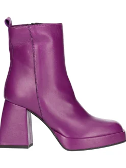 Stivaletto tacco largo Albachiara da donna viola