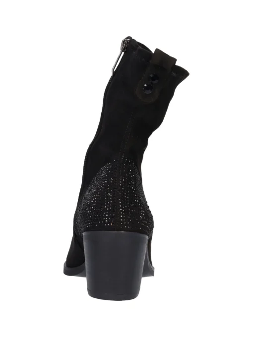 Stivaletto tacco largo Alma Blue da donna nero