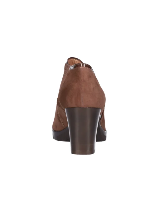 Stivaletto tacco largo Confort da donna marrone