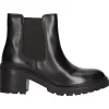 Stivaletto tacco largo Geox Damiana da donna nero