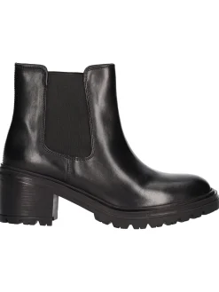Stivaletto tacco largo Geox Damiana da donna nero