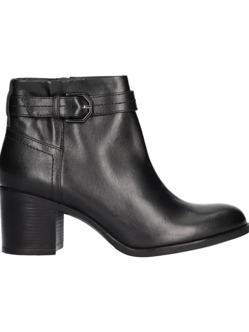 Stivaletto tacco largo Geox New Ashell da donna nero