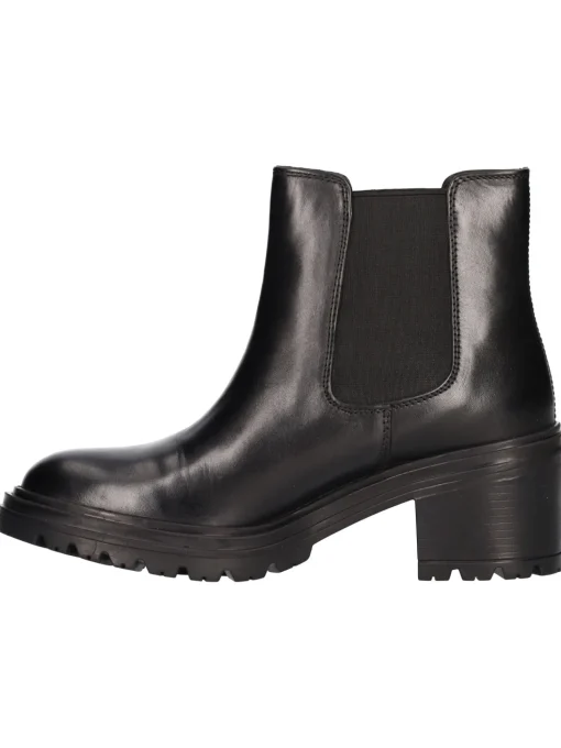 Stivaletto tacco largo Geox Damiana da donna nero