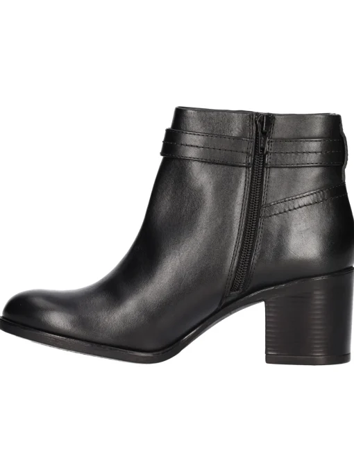 Stivaletto tacco largo Geox New Ashell da donna nero