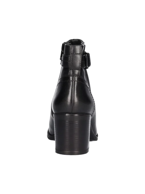 Stivaletto tacco largo Geox New Ashell da donna nero