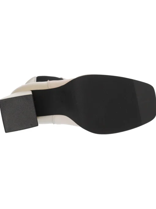 Stivaletto tacco largo Keys da donna beige