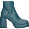 Stivaletto tacco largo Liviana da donna verde petrolio