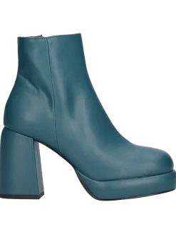 Stivaletto tacco largo Liviana da donna verde petrolio