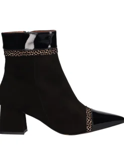 Stivaletto tacco largo Linea Uno da donna nero