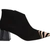 Stivaletto tacco largo Linea Uno da donna nero