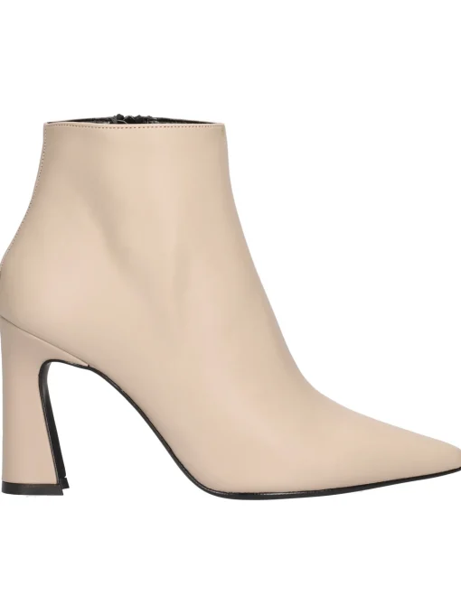 Stivaletto tacco largo Liviana da donna taupe