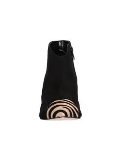 Stivaletto tacco largo Linea Uno da donna nero