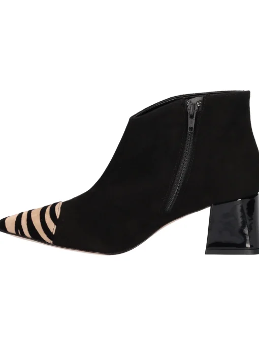 Stivaletto tacco largo Linea Uno da donna nero