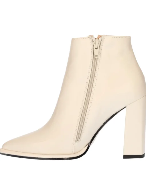 Stivaletto tacco largo Liviana da donna avorio