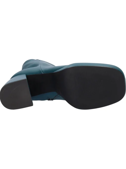 Stivaletto tacco largo Liviana da donna verde petrolio