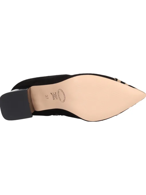 Stivaletto tacco largo Linea Uno da donna nero