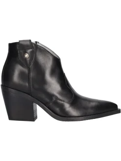 Stivaletto tacco largo Nero Giardini da donna nero