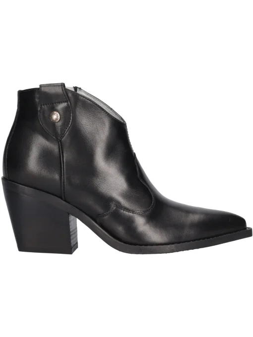 Stivaletto tacco largo Nero Giardini da donna nero