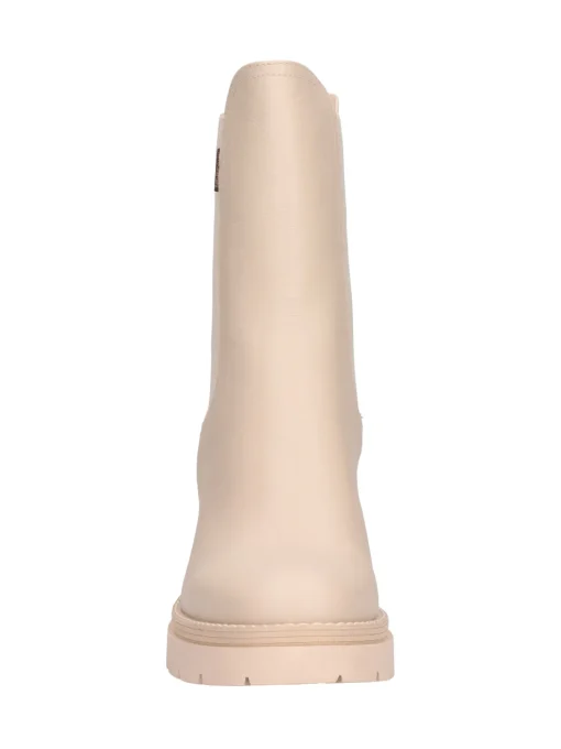 Stivaletto tacco largo Nero Giardini da donna beige