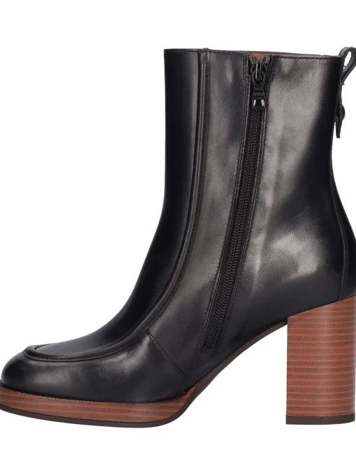 Stivaletto tacco largo Nero Giardini da donna nero