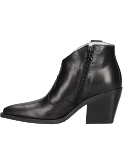 Stivaletto tacco largo Nero Giardini da donna nero