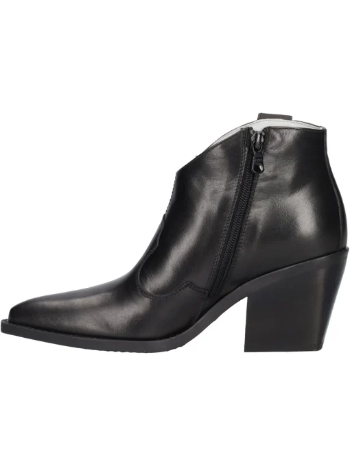 Stivaletto tacco largo Nero Giardini da donna nero