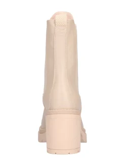 Stivaletto tacco largo Nero Giardini da donna beige