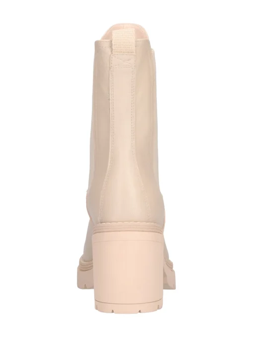 Stivaletto tacco largo Nero Giardini da donna beige