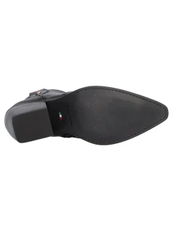 Stivaletto tacco largo Nero Giardini da donna nero
