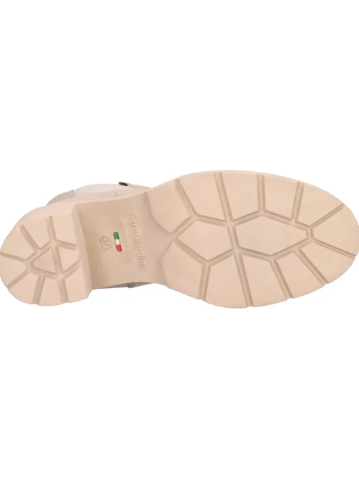 Stivaletto tacco largo Nero Giardini da donna beige