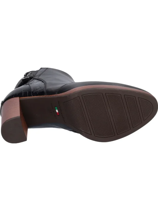 Stivaletto tacco largo Nero Giardini da donna nero