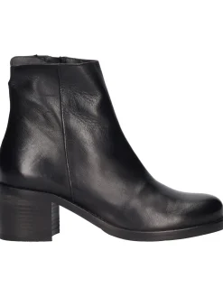 Stivaletto tacco largo Sinapsi da donna nera