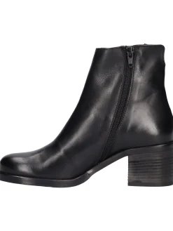 Stivaletto tacco largo Sinapsi da donna nera