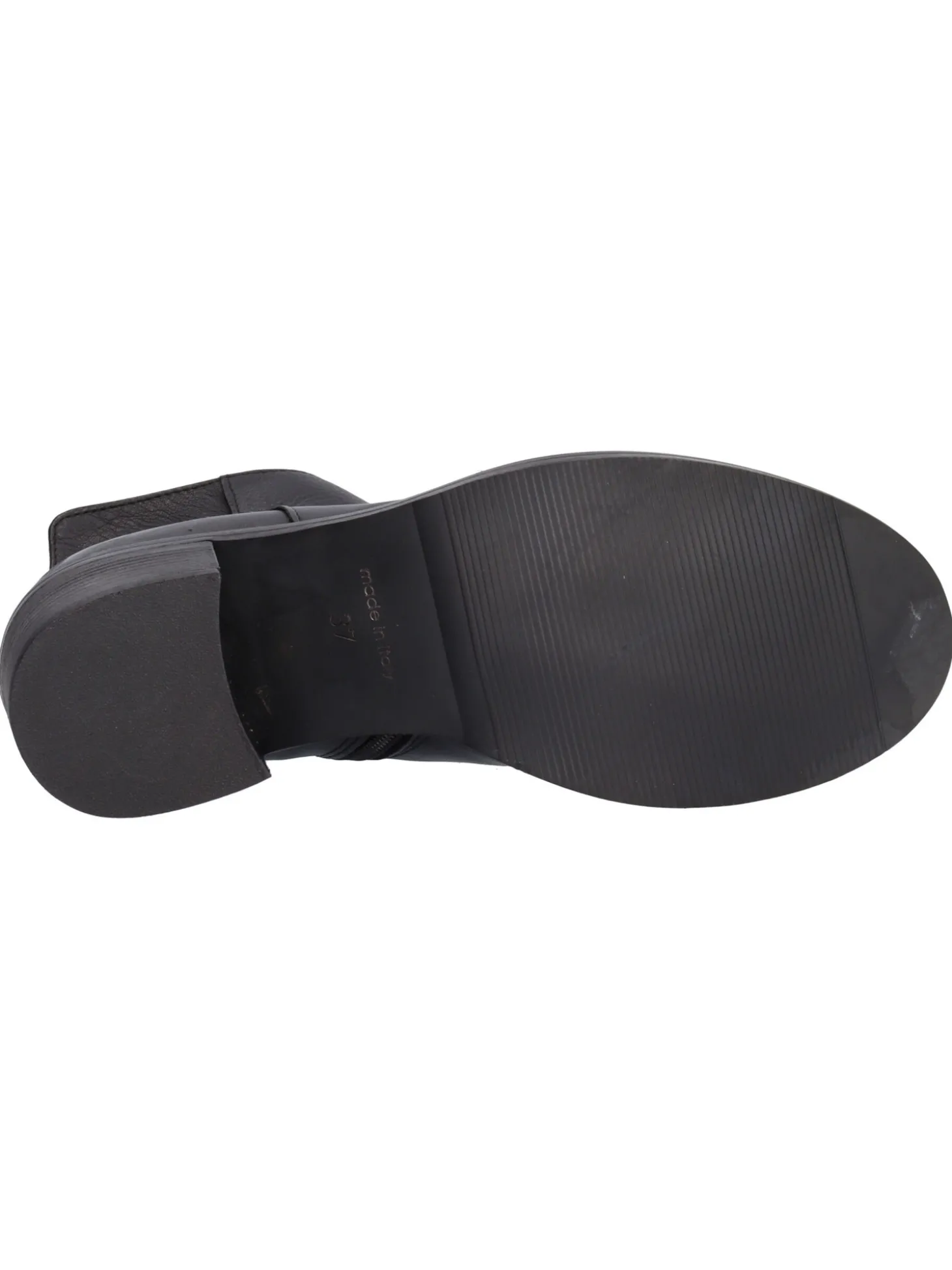 Stivaletto tacco largo Sinapsi da donna nera