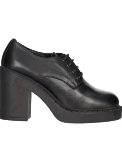 Stringata tacco largo Albachiara da donna nera