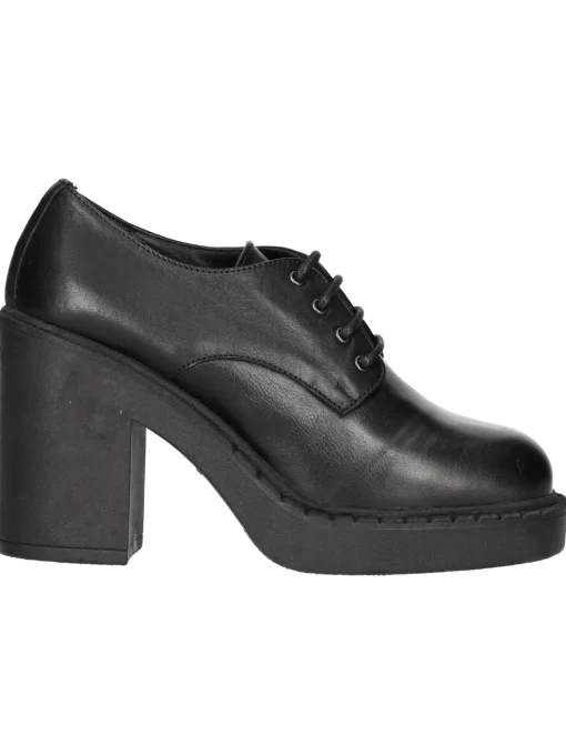 Stringata tacco largo Albachiara da donna nera