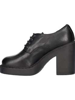 Stringata tacco largo Albachiara da donna nera