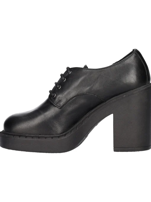 Stringata tacco largo Albachiara da donna nera