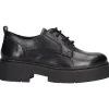 Stringata tacco largo Geox Spherica da donna nera