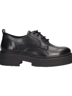 Stringata tacco largo Geox Spherica da donna nera