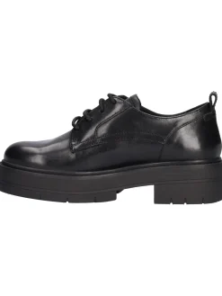 Stringata tacco largo Geox Spherica da donna nera