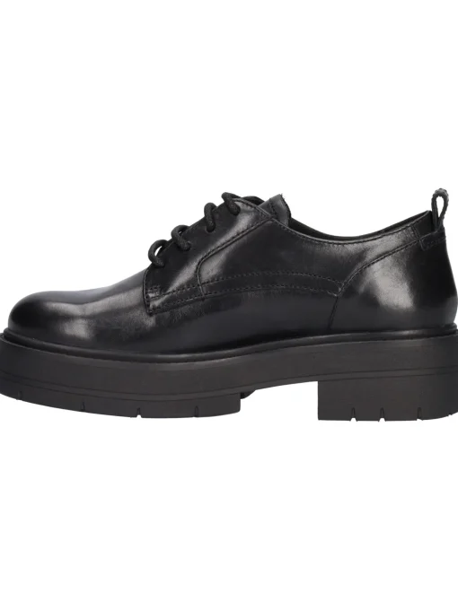 Stringata tacco largo Geox Spherica da donna nera