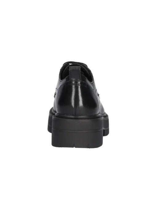 Stringata tacco largo Geox Spherica da donna nera