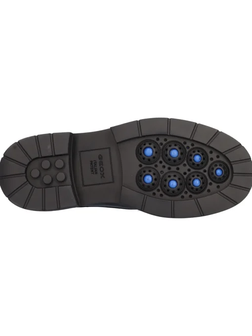 Stringata tacco largo Geox Spherica da donna nera