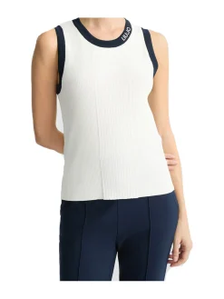 Top a canotta Liu Jo da donna bianco e blu