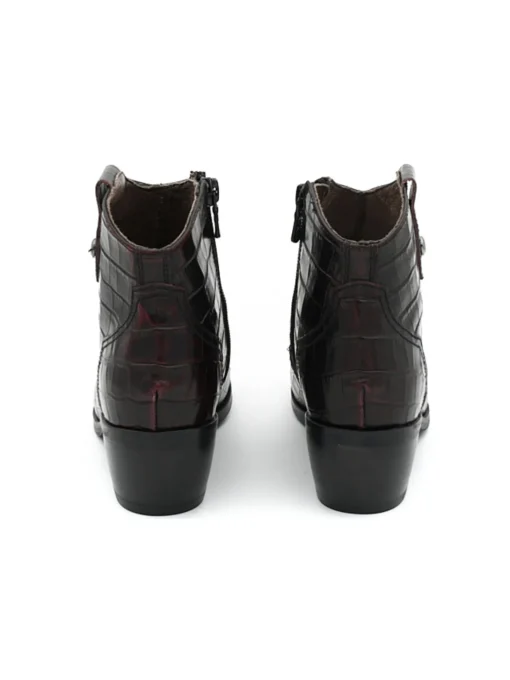 Tronchetto basso Nero Giardini donna bordeaux