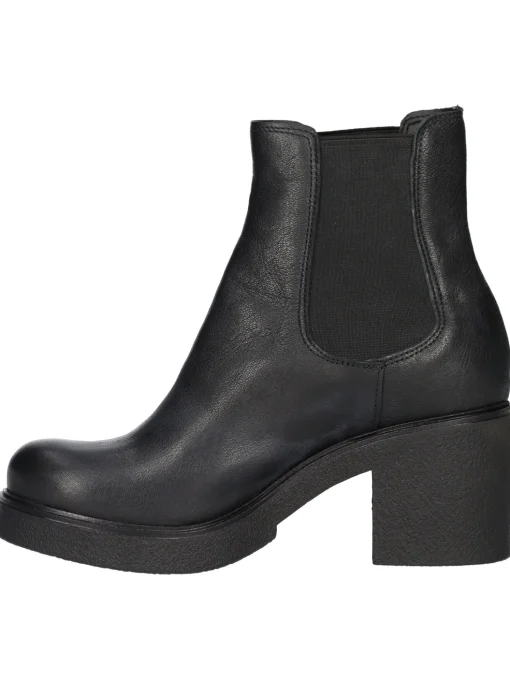 Tronchetto tacco largo da donna nero