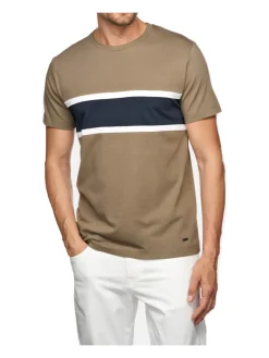 T-shirt a maniche corte Geox da uomo verde